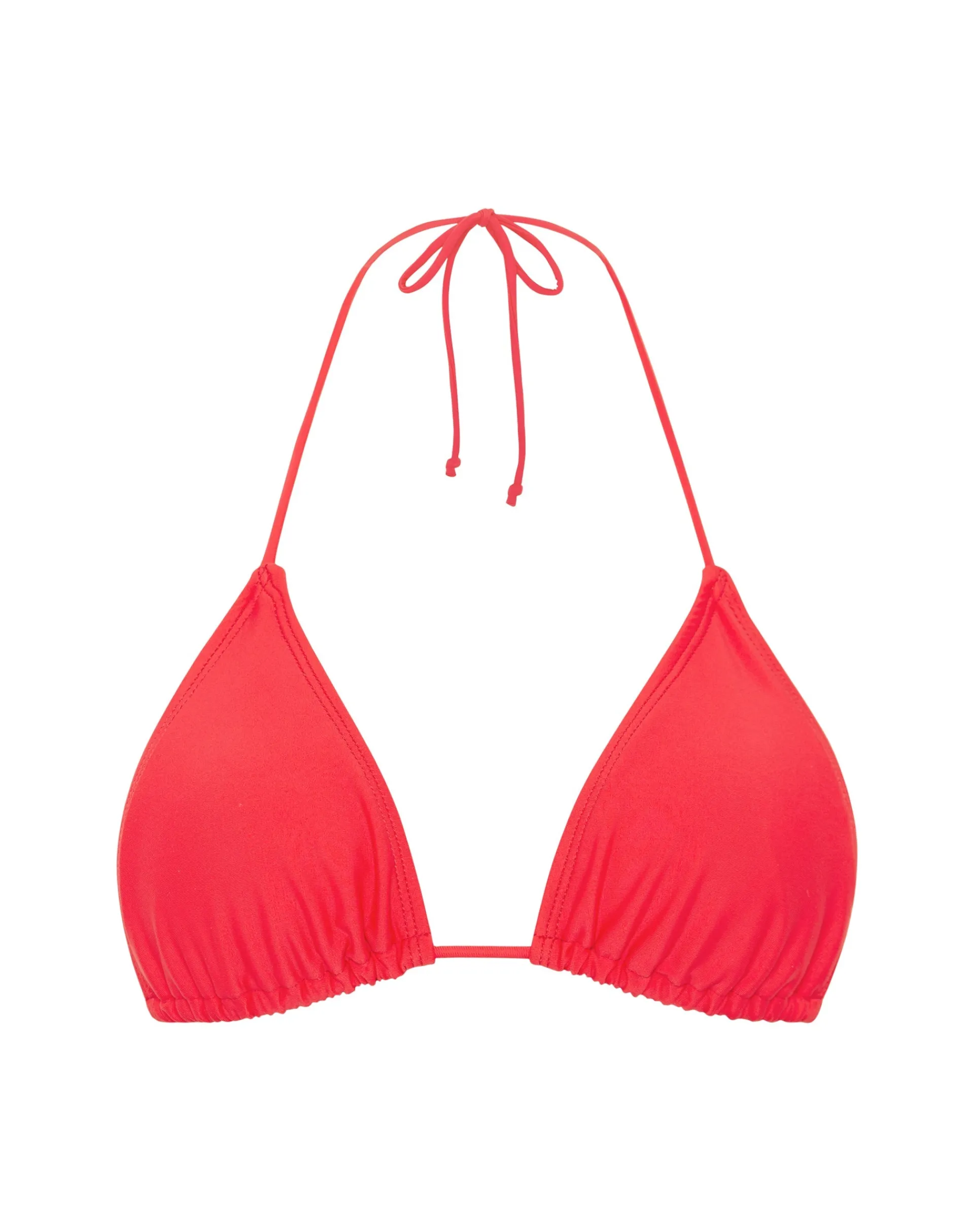Motel Rocks Swimwear-Pami Bikini Top in Scarlet Red ScarletRed