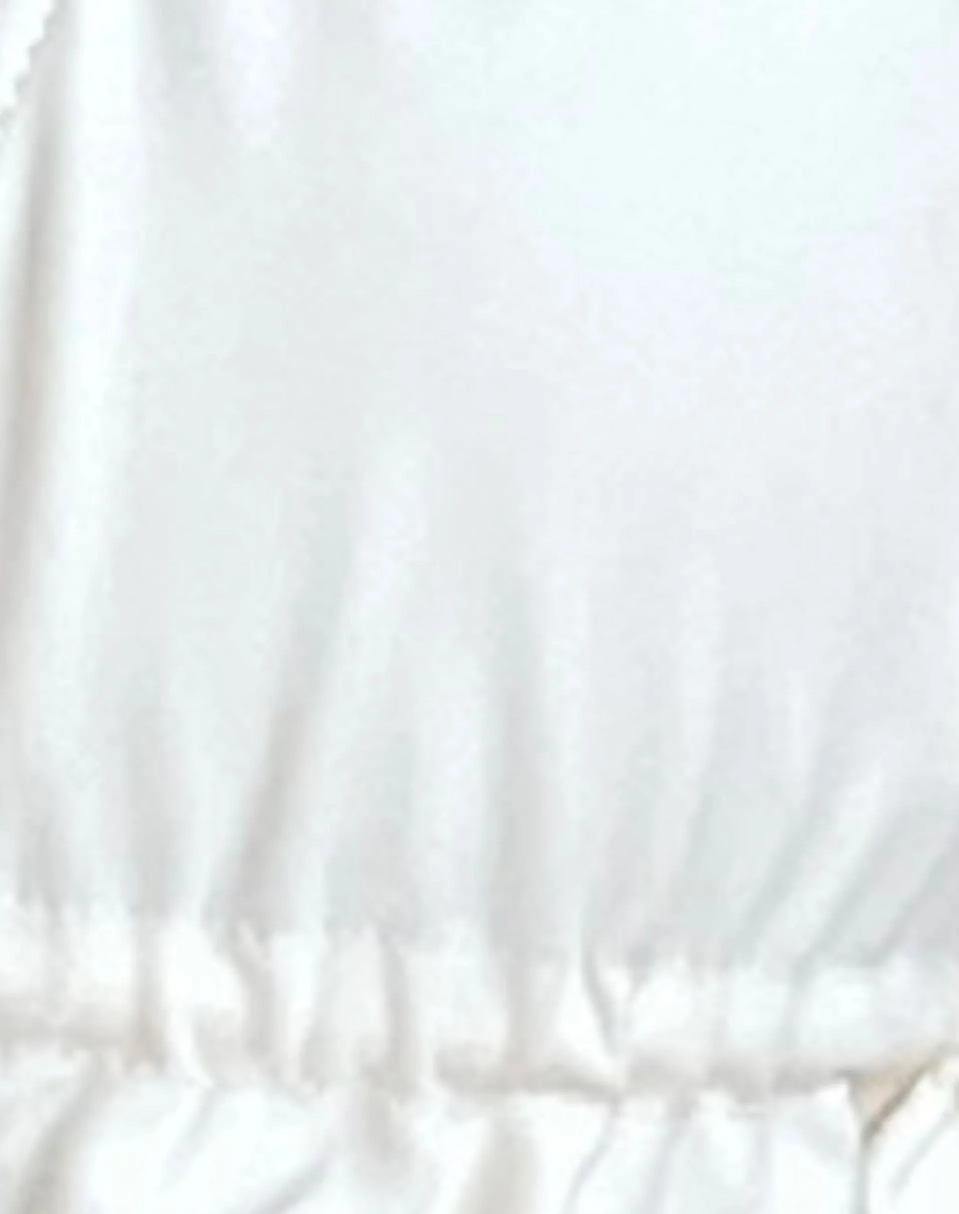 Motel Rocks Swimwear-Purna Frill Bikini Top in Cream