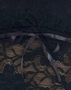 Motel Rocks Lace Tops-Rada Top in Lace Black LaceBlack