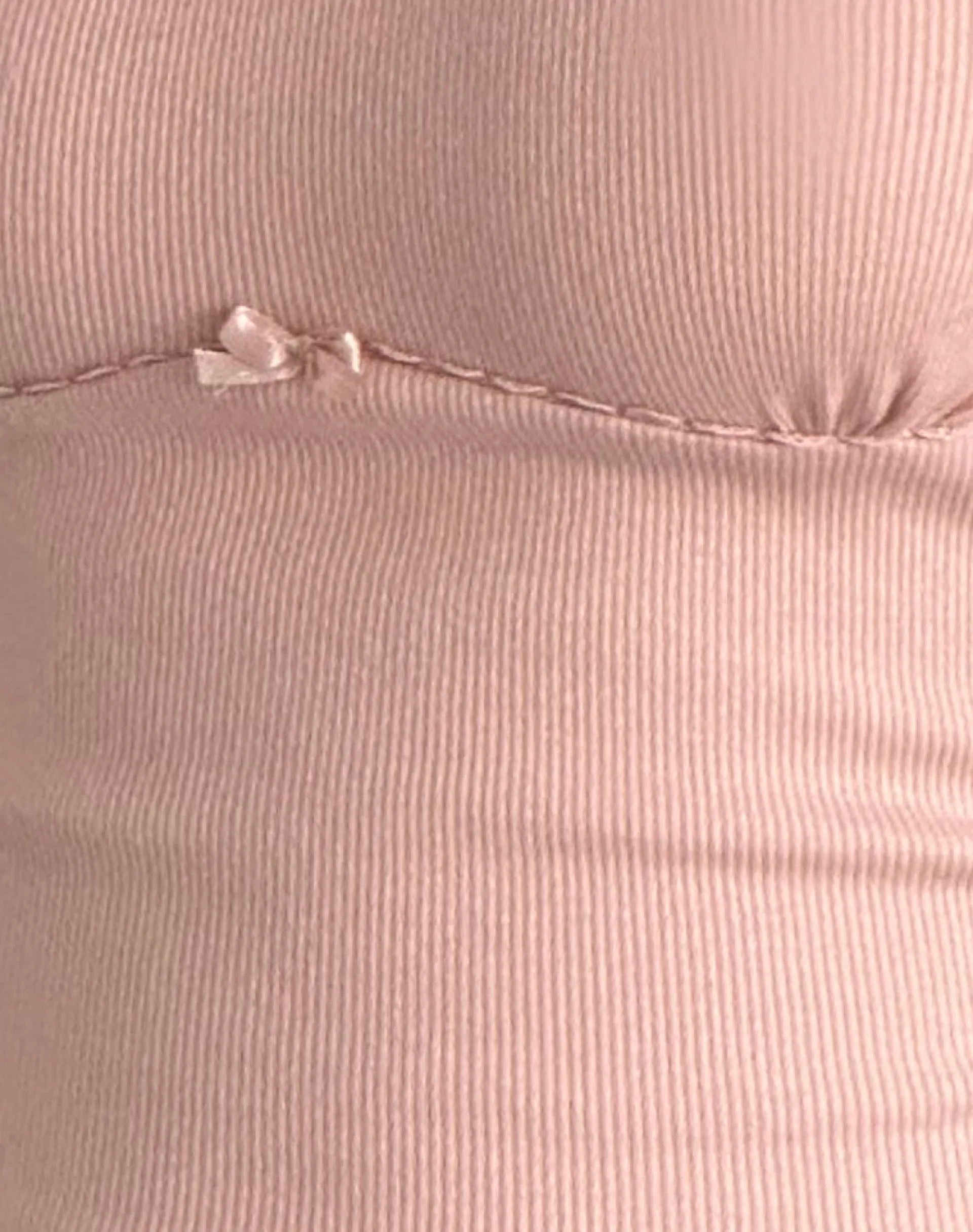 Motel Rocks Basics | Basic Tops-Rada Top in Rib Pink Lady RibPinkLady