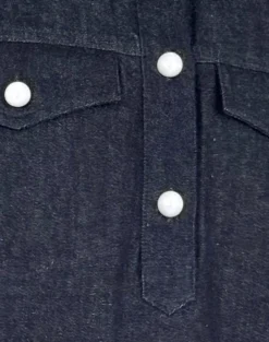 Motel Rocks Day Dresses | Mini Dresses-Reiga Smock Mini Dress in Denim Indigo