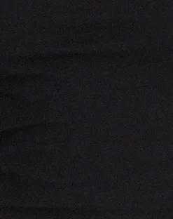 Motel Rocks Basics | Basic Tops-Requa Short Sleeve Top in black