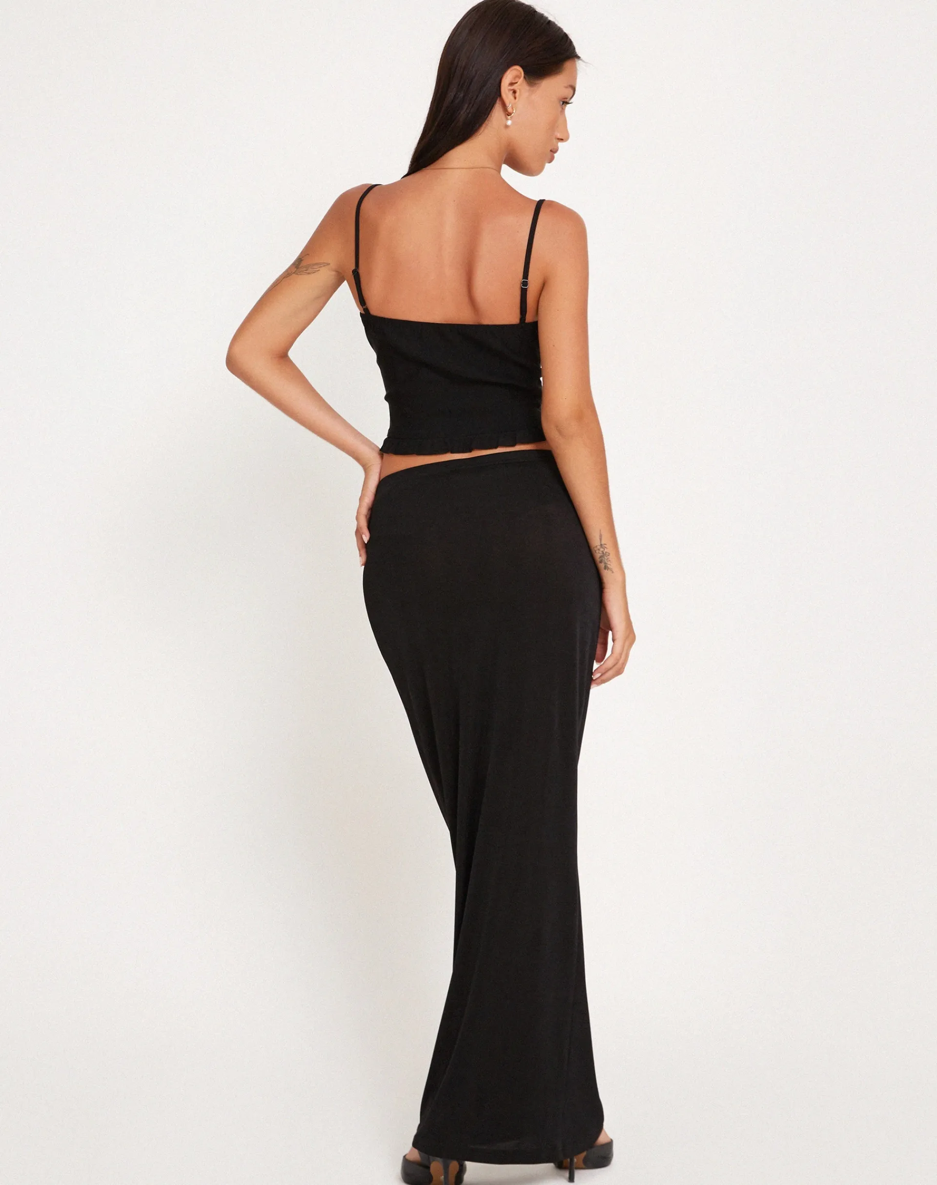 Motel Rocks Basics | Basic Tops-Revonda Corset Top in Black