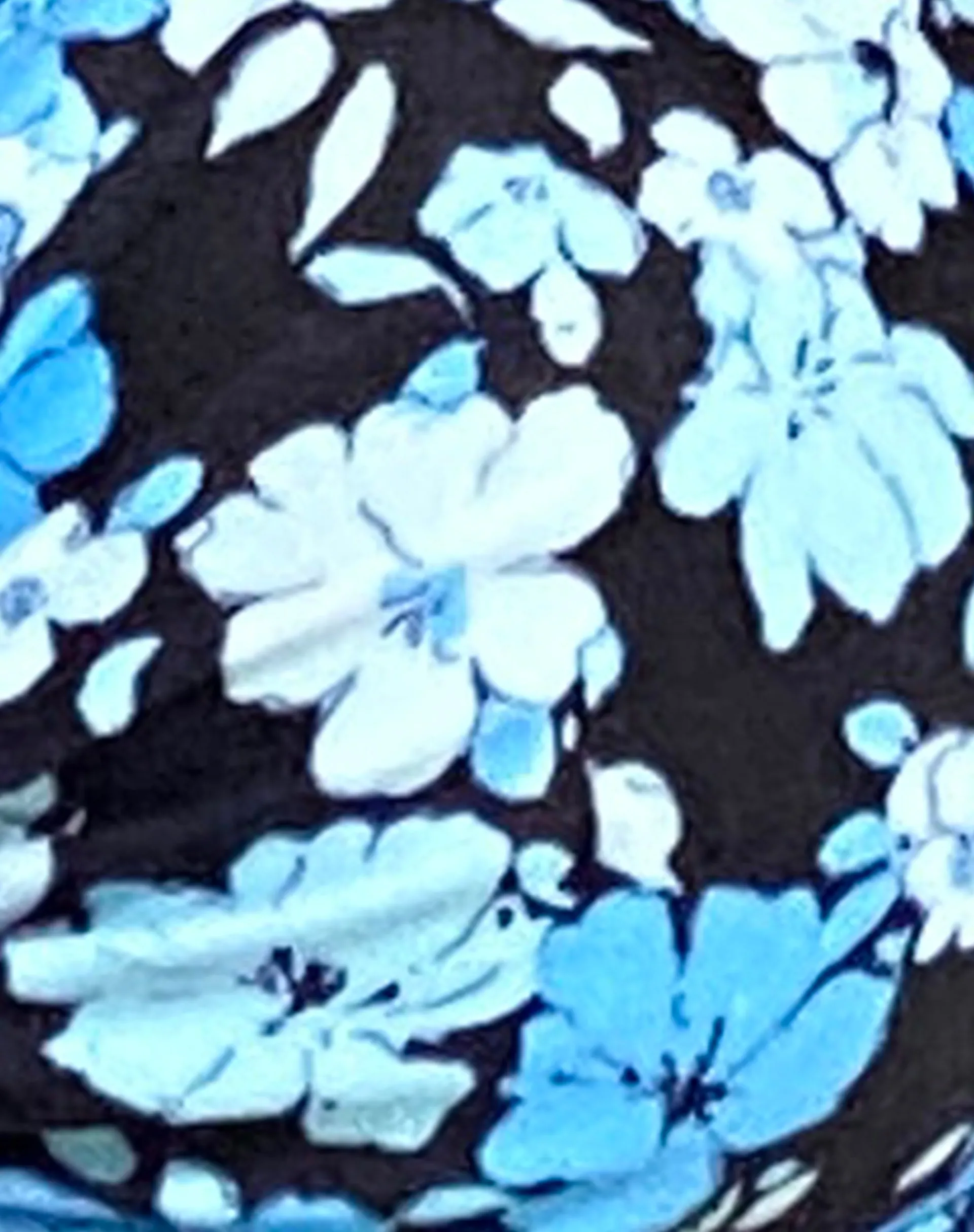 Motel Rocks Swimwear-Ricoa Bikini Top in Pastel Blue Floral pastelbluefloral