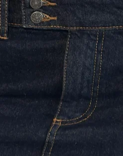 Motel Rocks Denim Skirts | Mini Skirts-Rigid Micro Denim Skirt in Indigo