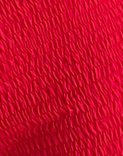 Motel Rocks Micro Shorts-Ritala Shirred Micro Shorts in Racing Red RacingRed
