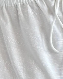 Motel Rocks Strappy Tops | Crop Tops-Rolia Tie Front Top in Off White OffWhite