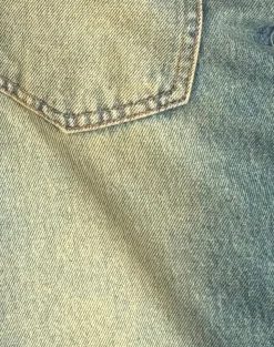 Motel Rocks Jeans | Roomy Jeans-Roomy Extra Wide Low Rise Jeans in Mid Used Green midusedgreen