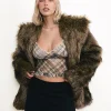 Motel Rocks Printed Tops-Rumaysa Cami Top in Printed Lace Retro Plaid PrintedLaceRetroPlaid