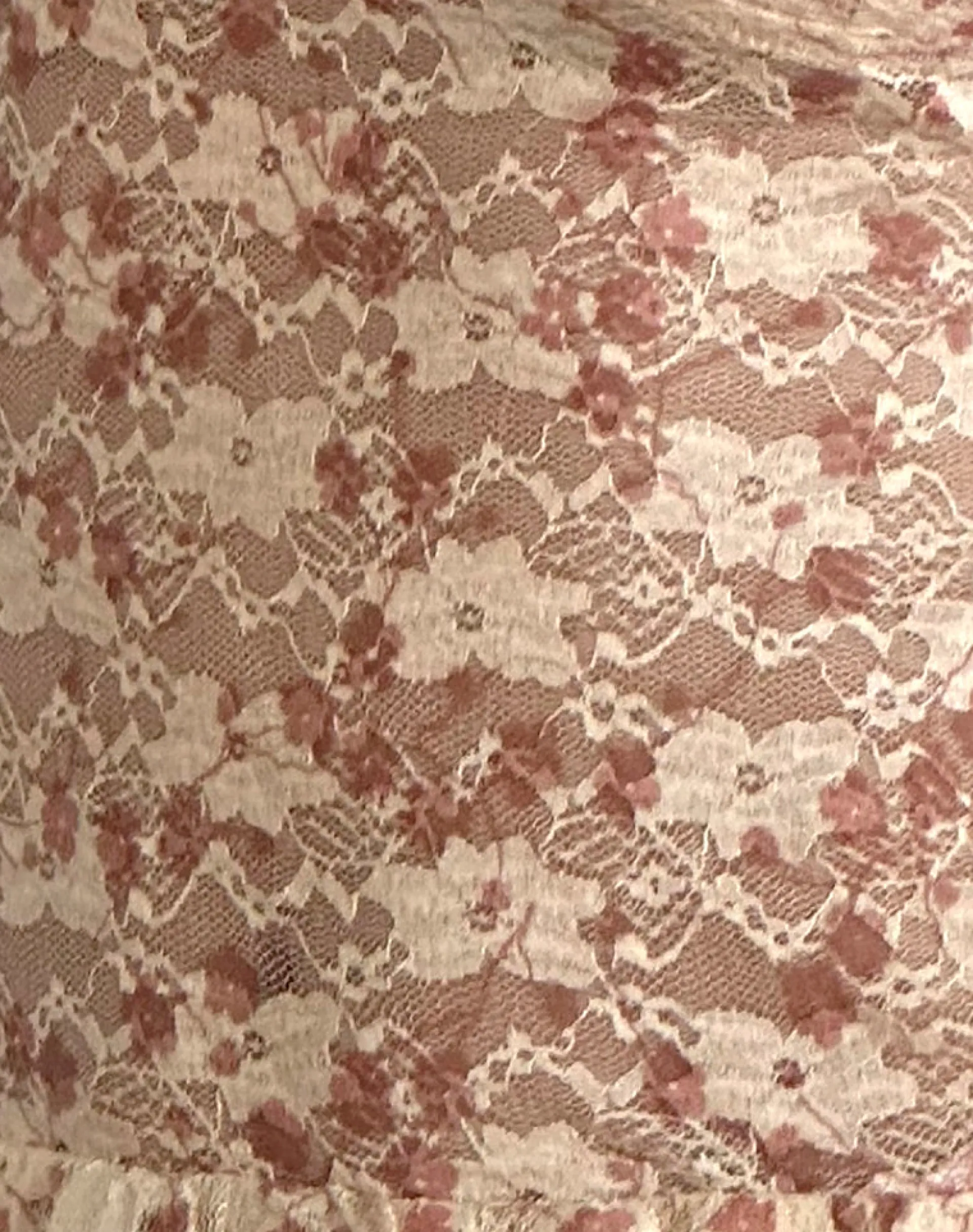 Motel Rocks Printed Tops | Strappy Tops-Rumaysa Cami Top in Chic Petal Pink Lace ChicPetalPinkLace