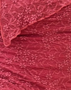 Motel Rocks Lace Tops-Sambu Lace Cami Top in Red LaceRed