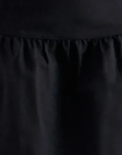 Motel Rocks Tailoring | Midi Skirts-Sasay Midi Skirt in Black Linen Rami BlackLinenRami