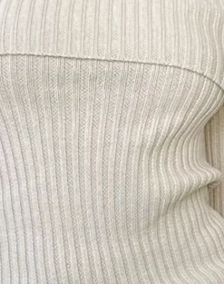 Motel Rocks Jumpers | Long Sleeve Tops-Saskia Bardot Bow Back Top in Ivory