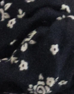 Motel Rocks Accessories-Scrunchie in Floral Land Black FloralLandBlack