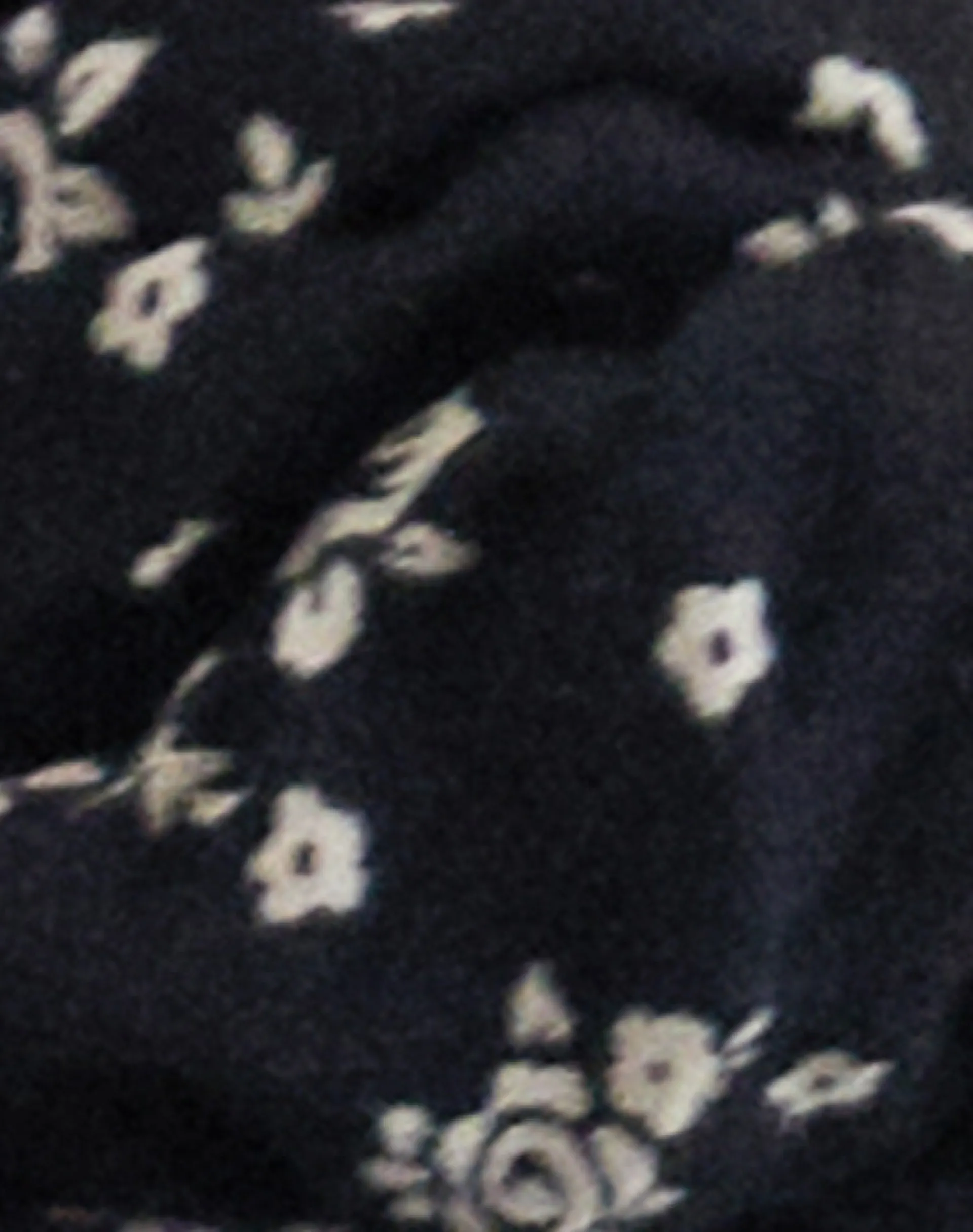 Motel Rocks Accessories-Scrunchie in Floral Land Black FloralLandBlack