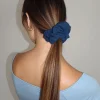 Motel Rocks Accessories-Scrunchie in navy
