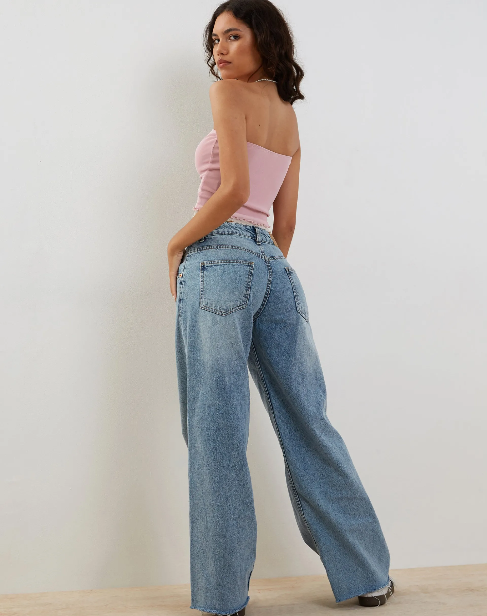 Motel Rocks Basic Tops | Bandeau Tops-Seka Bandeau Mesh Top in Tonal pink