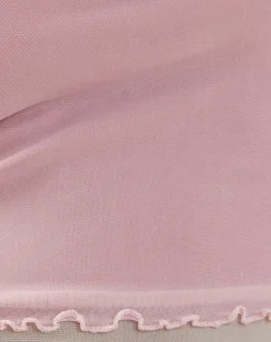 Motel Rocks Basic Tops | Bandeau Tops-Seka Bandeau Mesh Top in Tonal pink