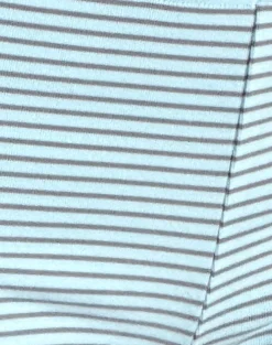 Motel Rocks Loungewear | Micro Shorts-Sera Micro Short in Blue and Grey Jersey Stripe BlueandGreyJerseyStripe