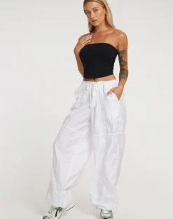 Motel Rocks Basics | Bandeau Tops-Shae Bandeau Top in Black