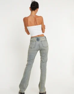 Motel Rocks Basics | Bandeau Tops-Shae Bandeau Top in White