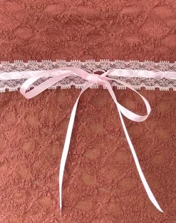 Motel Rocks Lace Tops-Sherine Lace Top in Withered Rose witheredrose