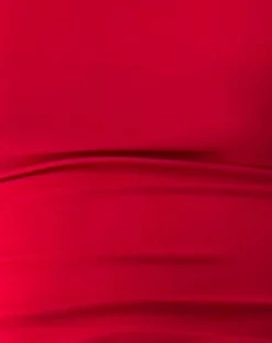 Motel Rocks Basic Tops | Vest Tops-Sohan Twist Sleeve Top in Red