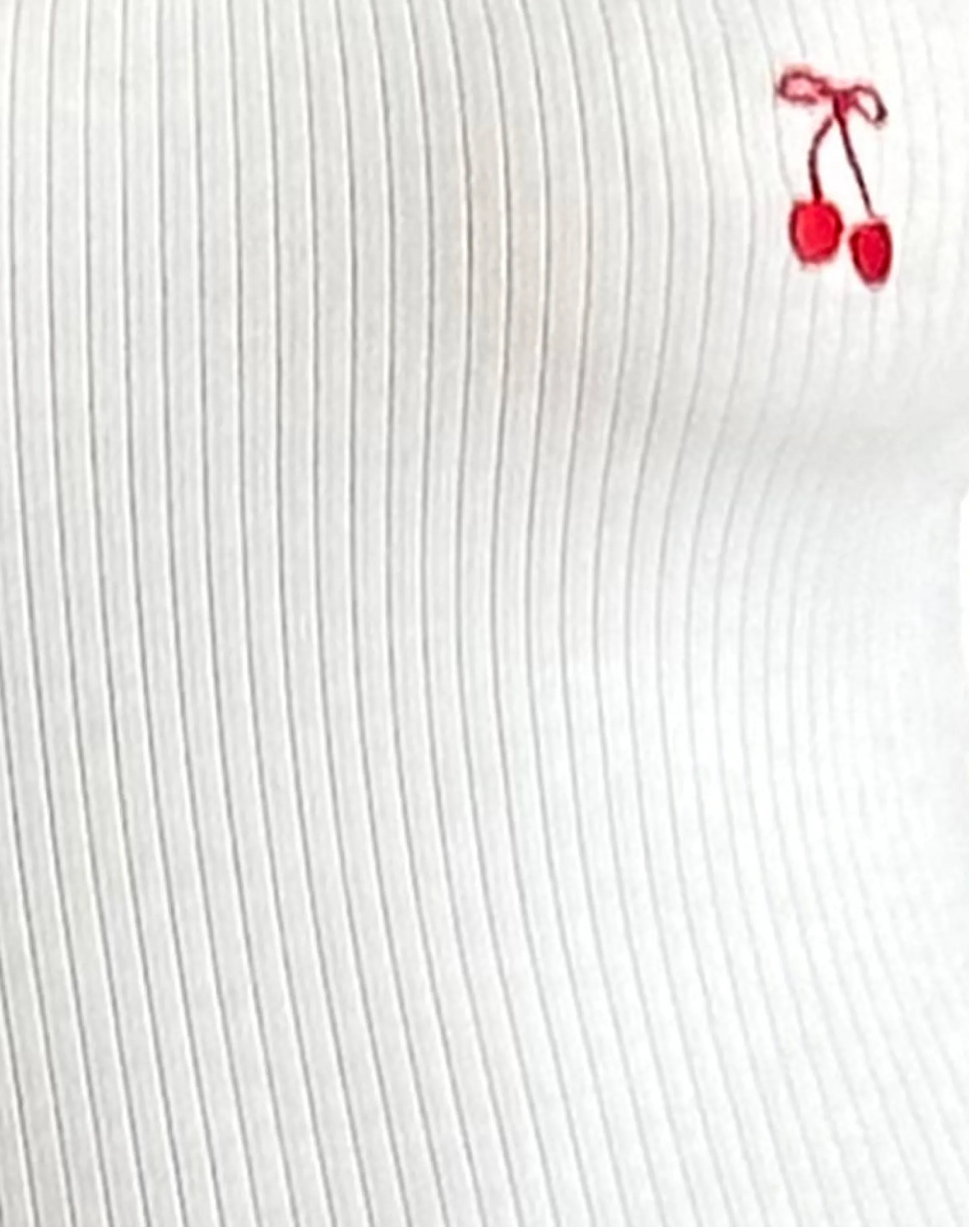 Motel Rocks Day Dresses | Bodycon Dresses-Sunali Mini Dress in Off White with Cherry Emb