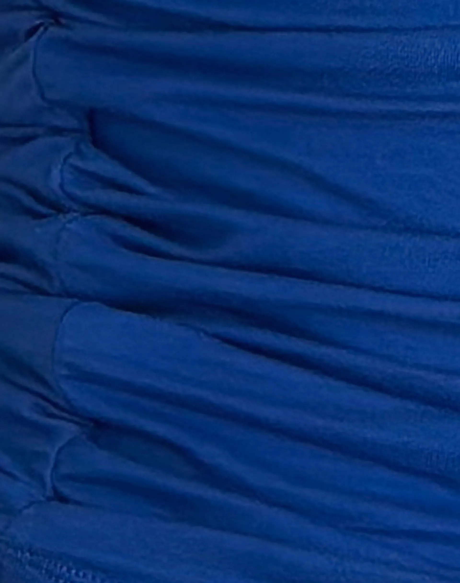 Motel Rocks Basic Tops | Tees-Sunbeya Asymmetric Top in Cobalt