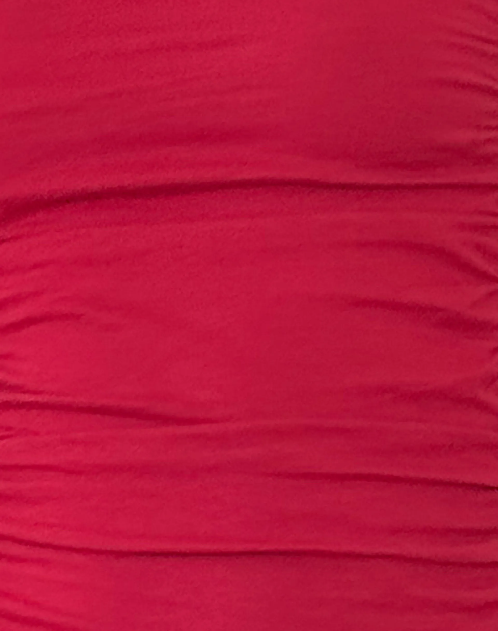 Motel Rocks Basics | Basic Tops-Sunhee Slash Neck Top in Adrenalin Red adrenalinred