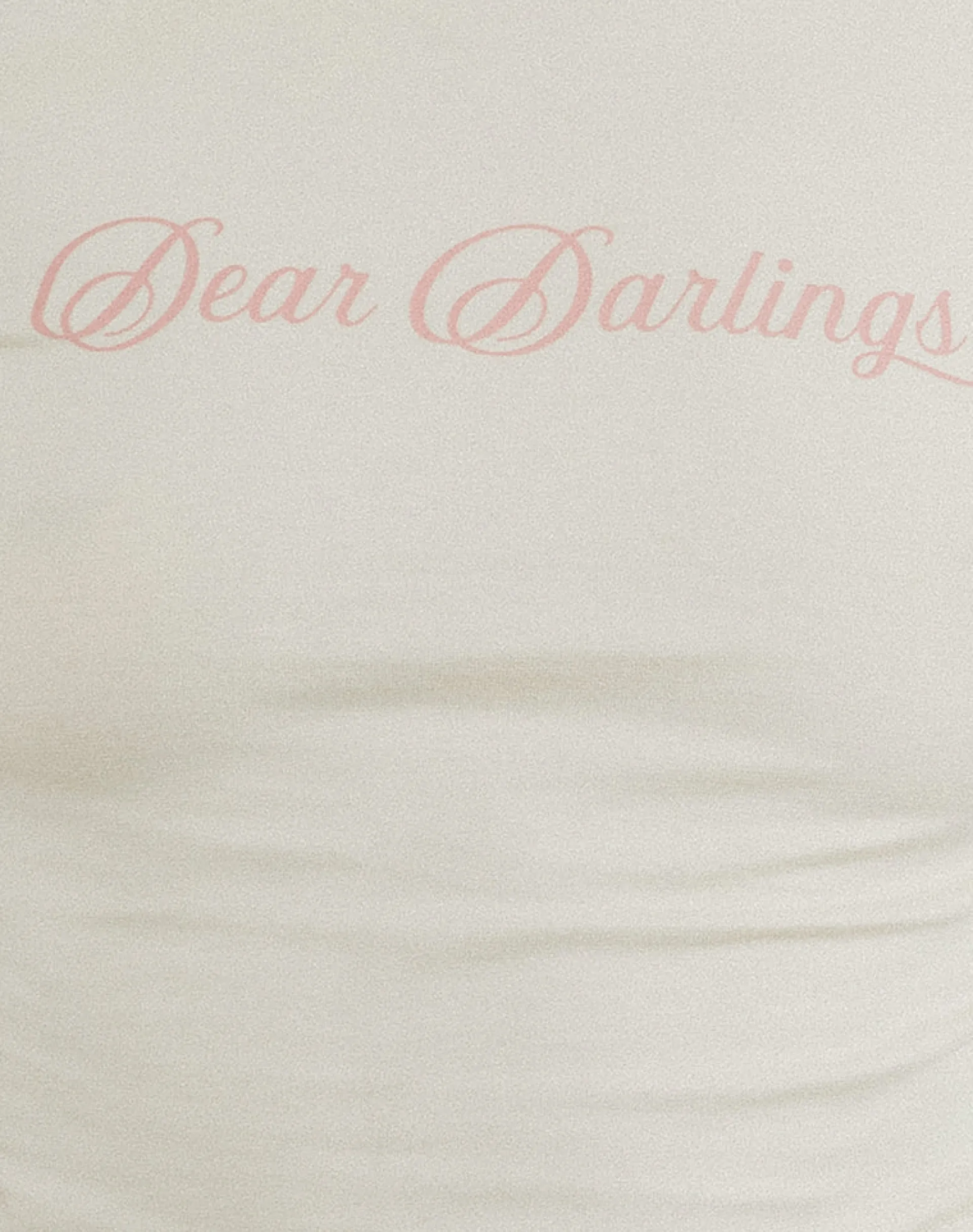 Motel Rocks Printed Tops | Tees-Sutin Tee in Buttermilk with Dear Darlings Print ButtermilkwithDearDarlingsPrint