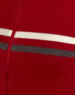 Motel Rocks Jackets-Tabeya Sleeveless Knit Jacket in Red