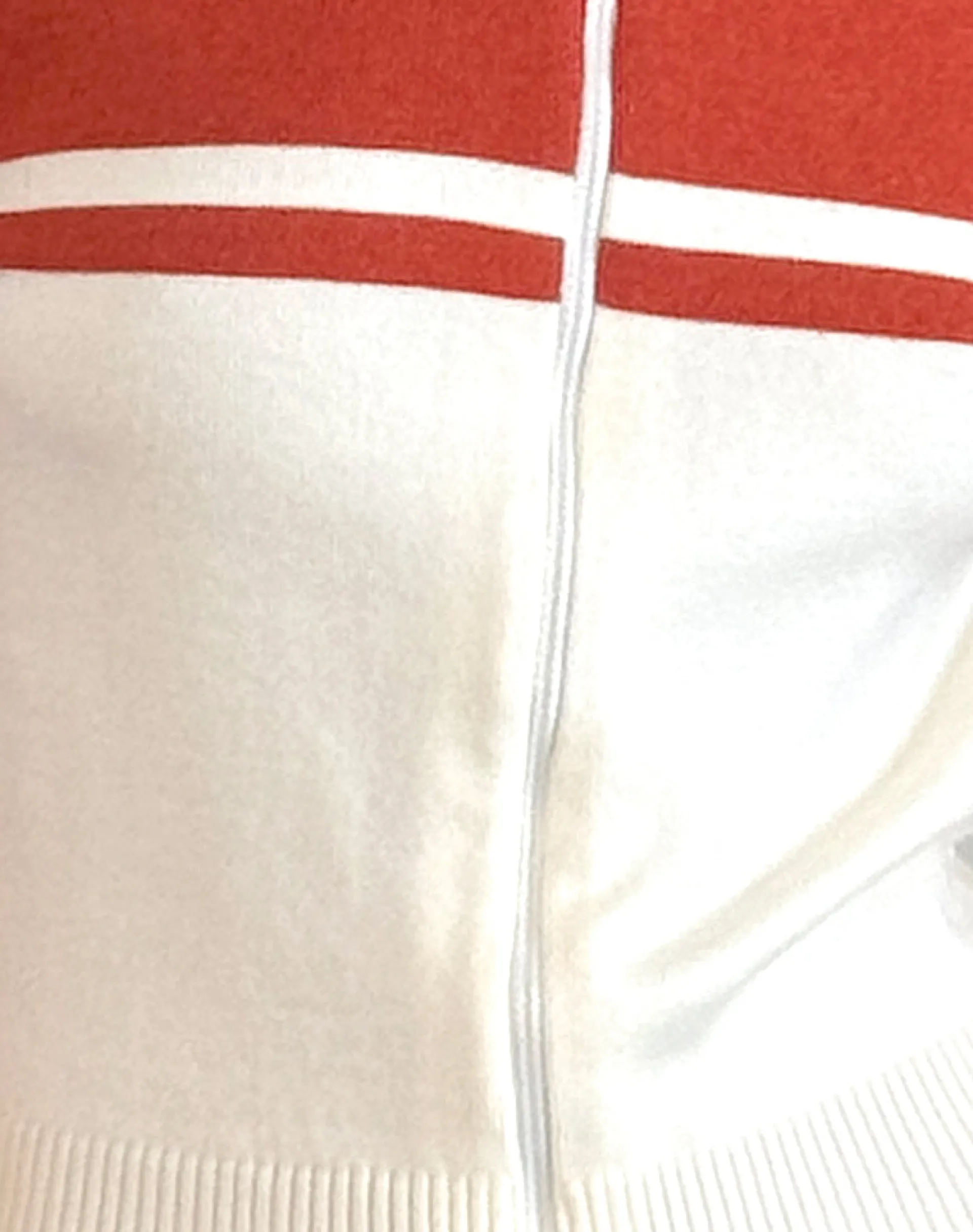 Motel Rocks Jackets-Talya Jacket in Panel Red with White PanelRedwithWhite