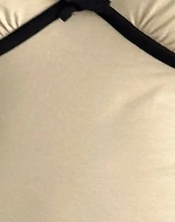 Motel Rocks Basics | Basic Tops-Tasina Top in Coconut Milk with Black Binding CoconutMilkwithBlackBinding