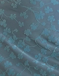 Motel Rocks Day Dresses | Bodycon Dresses-Tatyana Mini Dress in Grunge Floral Blue Grey