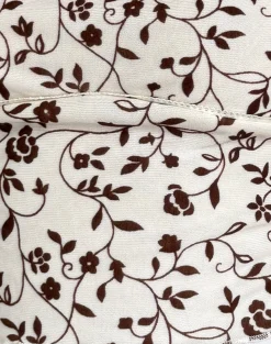 Motel Rocks Printed Tops-Tavisha Cami Top in Brown Stem Flower Flock
