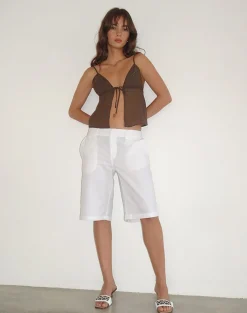 Motel Rocks Strappy Tops-Tezza Cami Top in Brown Glitter Chiffon BrownGlitterChiffon