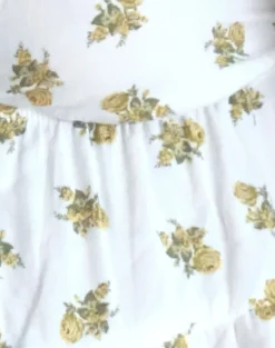 Motel Rocks Printed Tops | Strappy Tops-Tezza Top in Funshine Floral Off White FunshineFloralOffWhite