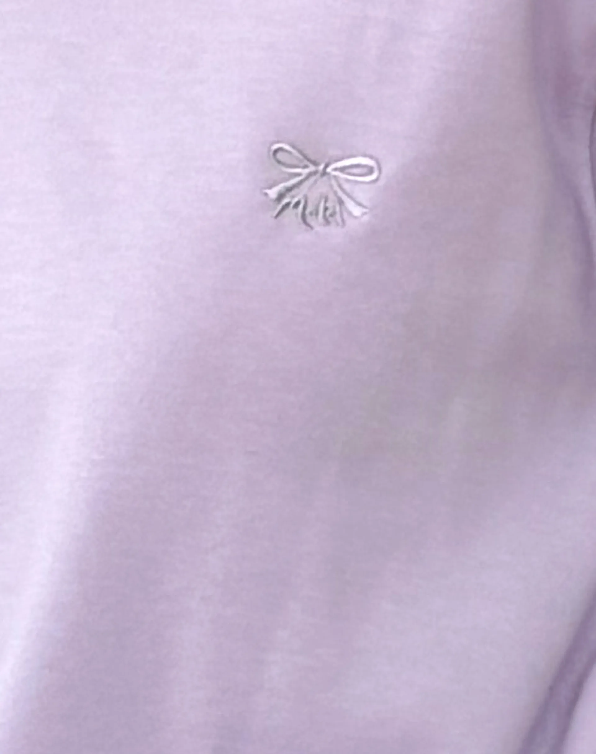 Motel Rocks Hoodies & Sweatshirts-Tillie Jumper in Violet with Grey Bow Embroidery VioletwithGreyBowEmbroidery