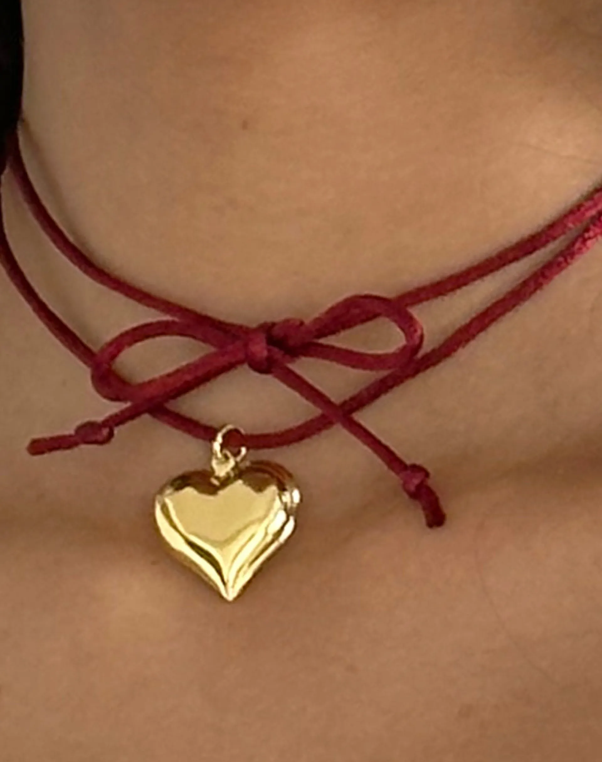 Motel Rocks Accessories-Valentina Heart Necklace