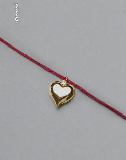 Motel Rocks Accessories-Valentina Heart Necklace