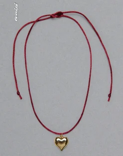 Motel Rocks Accessories-Valentina Heart Necklace