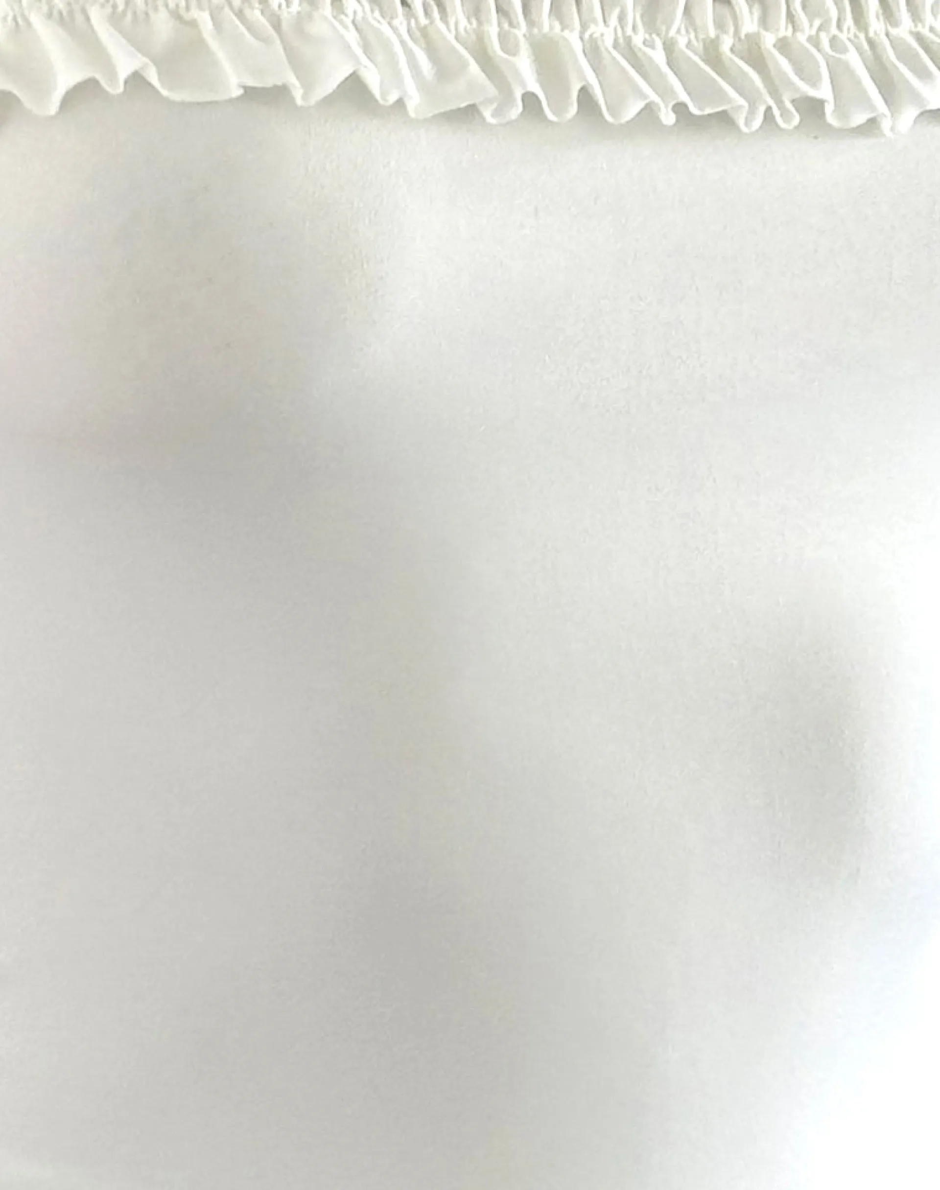 Motel Rocks Basic Tops | Halterneck Tops-Veda Ruched Halterneck Top in Slinky White