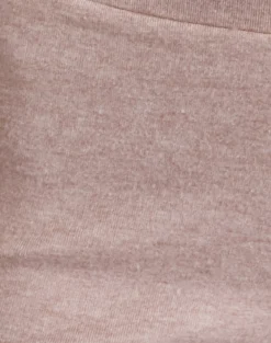 Motel Rocks Loungewear | Micro Shorts-Verna Bow Micro Short in Knit Sandy Pink KnitSandyPink