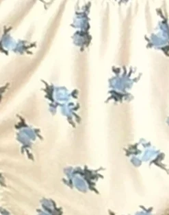 Motel Rocks Swimwear-Veroly Bikini Bottom in Blue Cluster Floral BlueClusterFloral