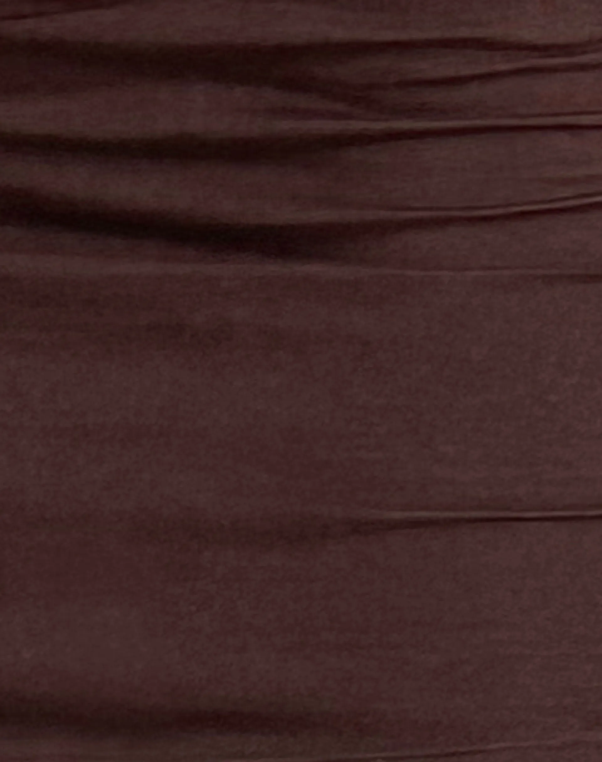 Motel Rocks Swimwear-Vidia V Front Mini Skirt in Bitter Chocolate BitterChocolate