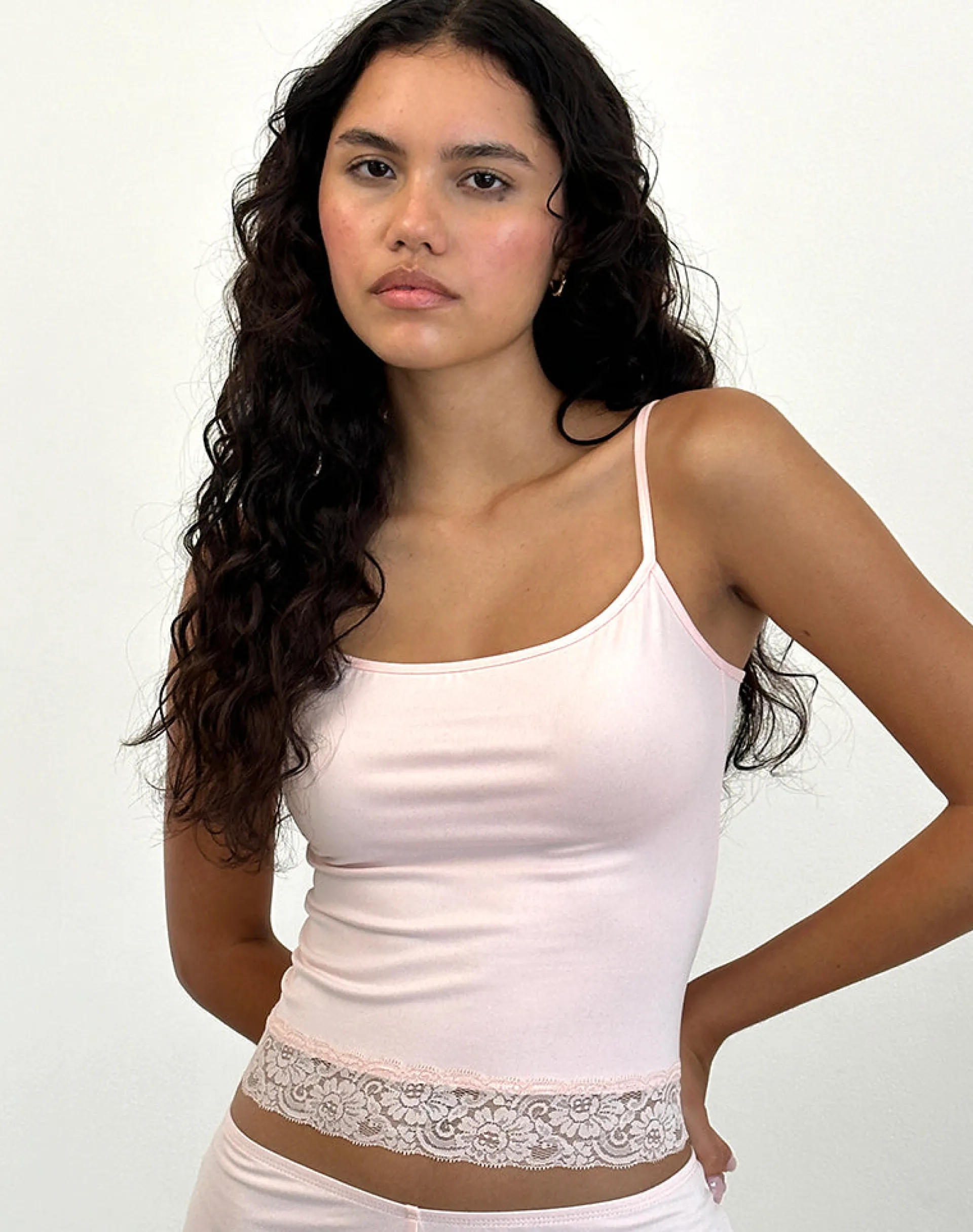 Motel Rocks Loungewear | Co-Ords-Vikha Vest Top in Soft Jersey Pink SoftJerseyPink