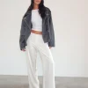 Motel Rocks Wide Leg Pants-Waski Wide Leg Trouser in Satin Ivory SatinIvory
