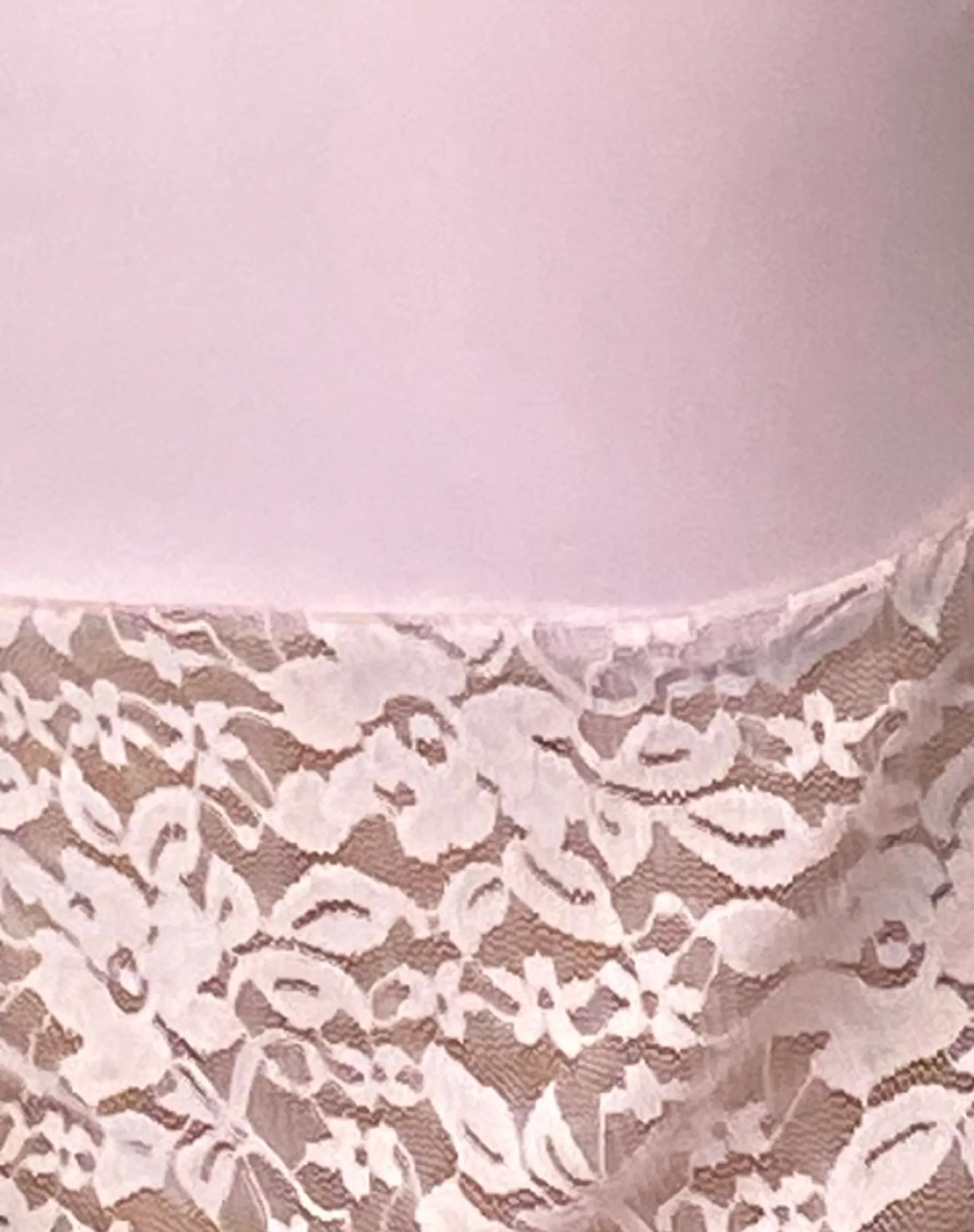 Motel Rocks Lace Tops-Winifred Lace Slinky Mix Top in Pink Lotus