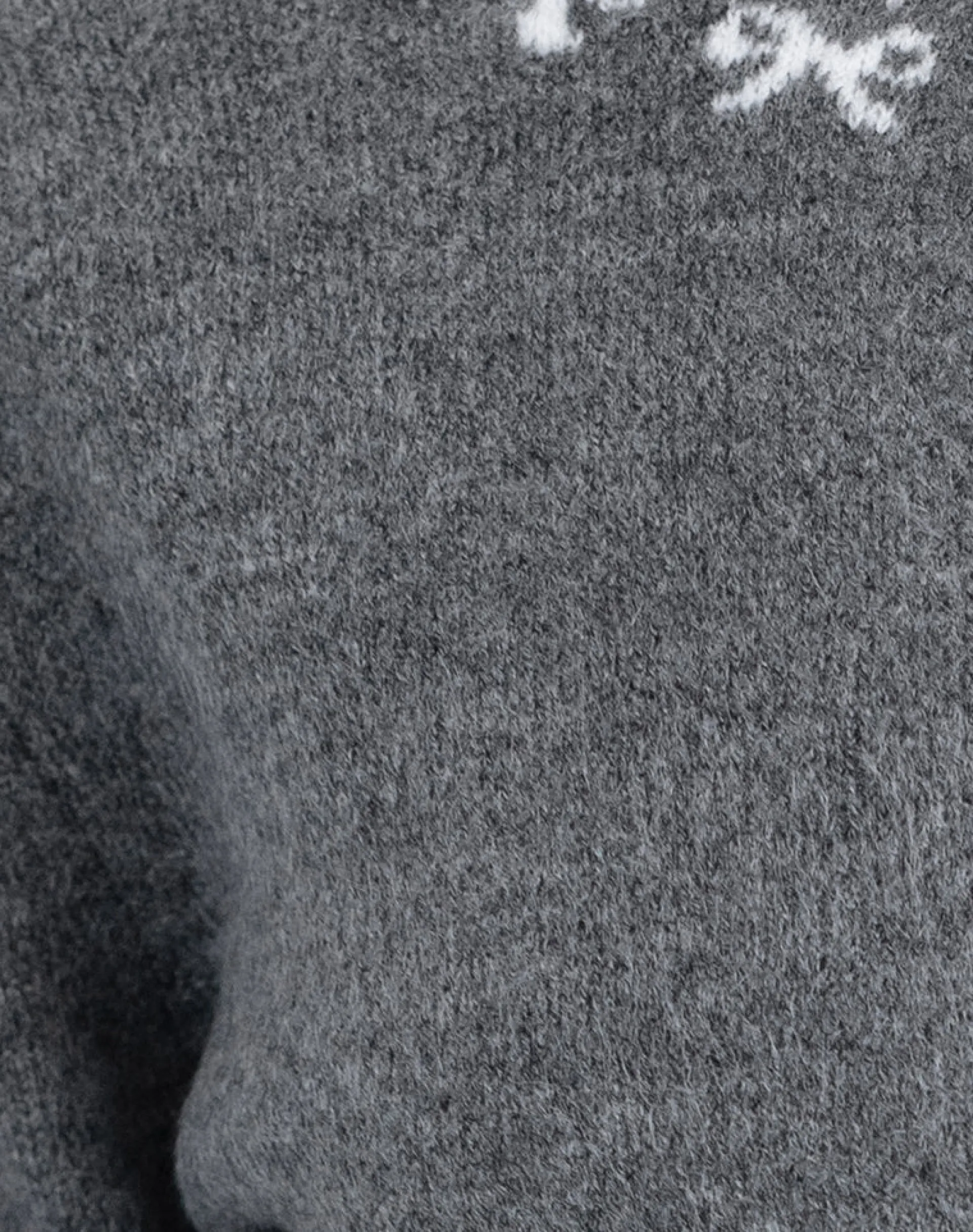 Motel Rocks Cardigans-Wunara Cardigan in Grey with Ivory Bows GreywithIvoryBows